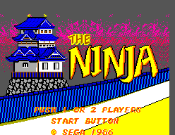 The Ninja screenshot 2 for Sega Master System